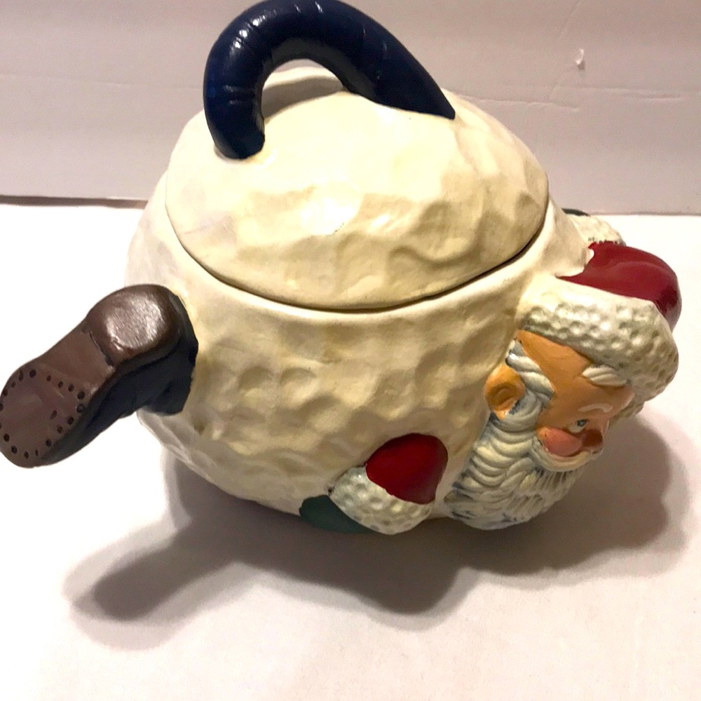 Vintage 1950’s Santa in snow ball.